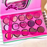 Paleta de Machiaj, KEVIN & COCO, Atractive, Farduri de Pleoape, 15 Culori, Model A, 16.5x10.8x1.5 cm, Multicolor - vivimall.ro