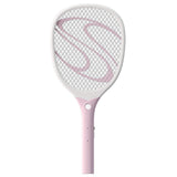 Paleta Electrica Pentru Tantari, Muste Sau Insecte Led, Reincarcabila, Incarcare Usb, Plastic, Casa Si Gradina, Anti-Insecte, Alb-Roz - vivimall.ro