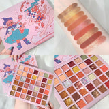 Sminkkészlet, szemhéjfesték paletta 42 pigmentált színnel