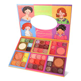 Sminkkészlet, Kevin&amp;Coco szemhéjfesték paletta 42 pigmentált színnel