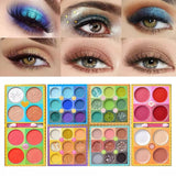 Sminkkészlet, Kevin&amp;Coco szemhéjfesték paletta 52 pigmentált színnel