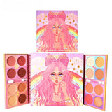 Sminkkészlet, Kevin&amp;Coco szemhéjfesték paletta 52 pigmentált és nude színnel