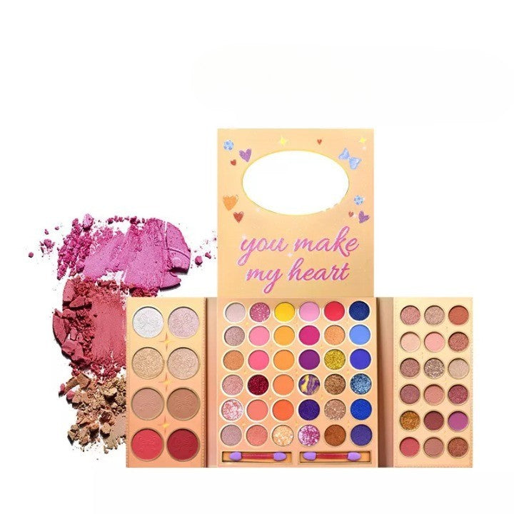 Sminkkészlet, Kevin&amp;Coco szemhéjfesték paletta 62 pigmentált színnel