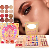 Sminkkészlet, Kevin&amp;Coco szemhéjfesték paletta 62 pigmentált színnel