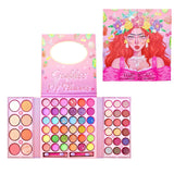 Kevin&amp;Coco sminkkészlet, szemhéjfesték paletta és highlighter 62 pigmentált színnel