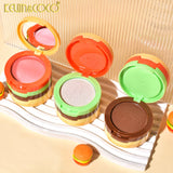 Paletă Kevin&Coco Burger închisă, design exterior decorativ, format portabil compact