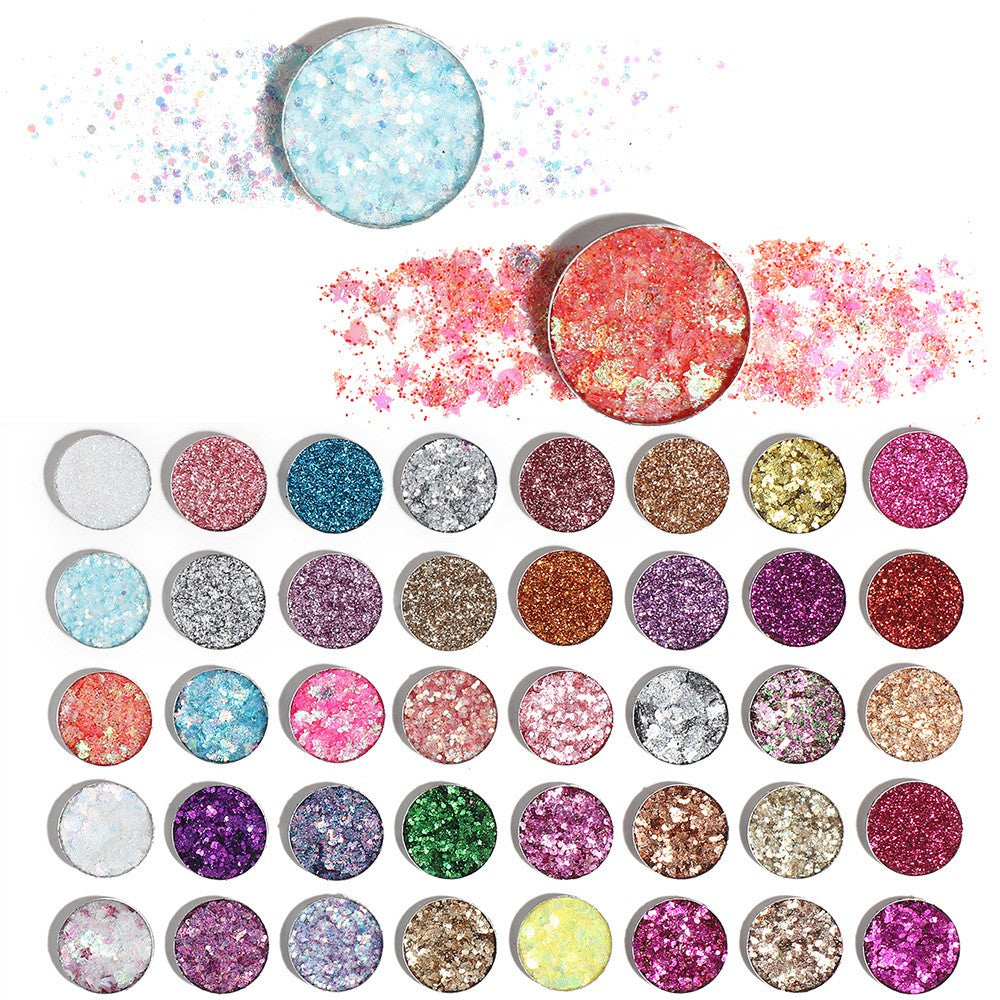 Trusa de machiaj , paleta de glitter / sclipici cu 40 de culori , Vivimall - vivimall.ro