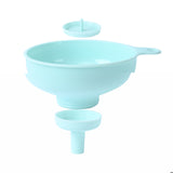 Palnie din plastic 3 in 1 Vivimall, doua dimensiuni de scurgere, cu filet si filtru, diametru scurgere 5.4 cm, 11.5 x 16.7 cm, albastru - vivimall.ro