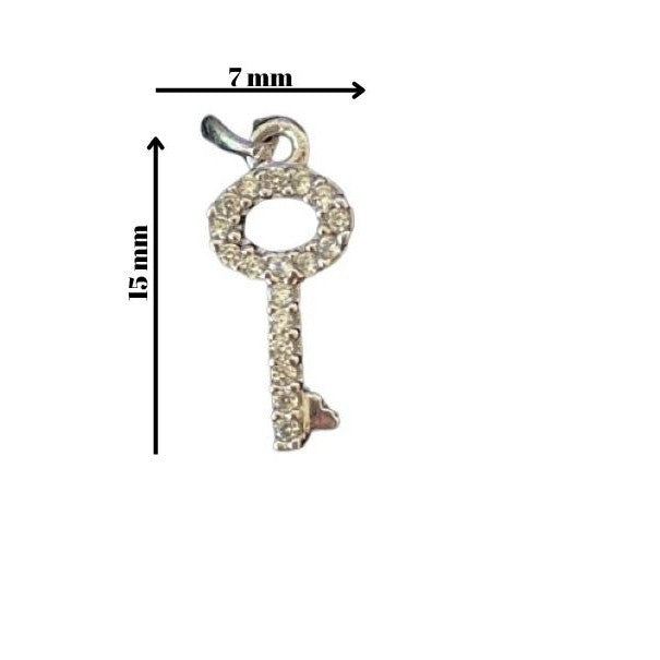 Medál, Jolie ezüst, 925 ezüst, 0,6 G