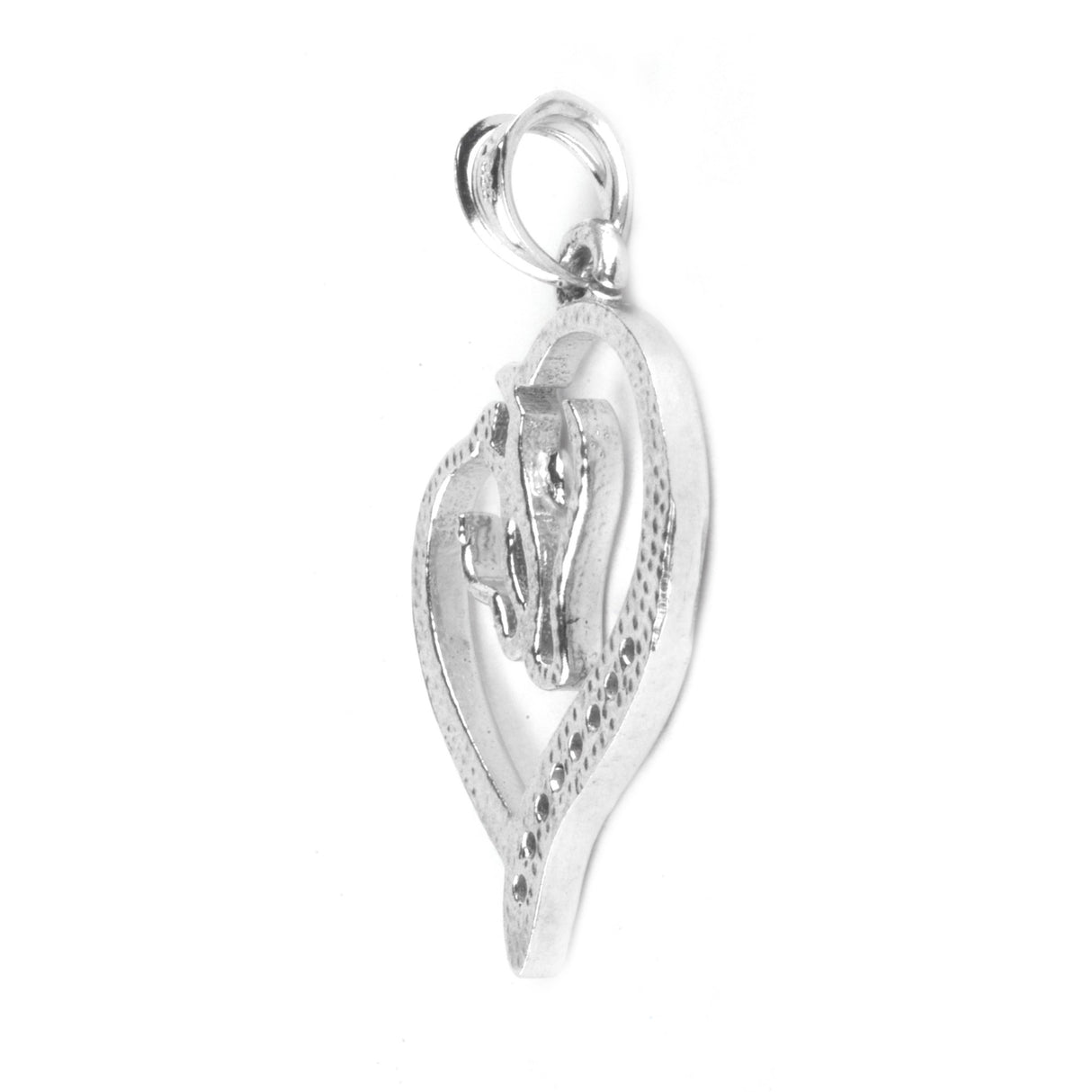 Pandantiv, Jolie Silver, Argint 925, Model Horses in Love, 16 x 20 mm, 1.6 g - vivimall.ro