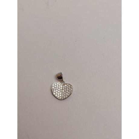Pandantiv, Jolie Silver, Argint 925, Model Inima Carte, 1.1 G, 1.1 x 1.3 Cm - vivimall.ro