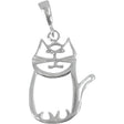 Pandantiv, Jolie Silver, Argint 925, Model Pisica, 2 g, 25x15 mm - vivimall.ro