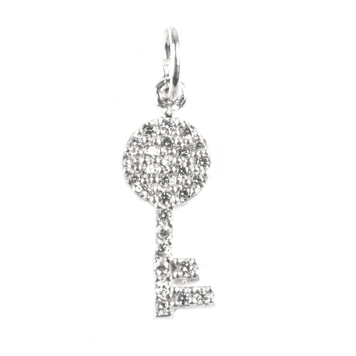 Pandantiv Cheie cu pietre, Argint 925 - vivimall.ro