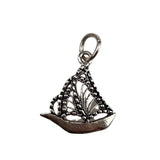 Pandantiv din Argint 925, Barca Filigran - vivimall.ro