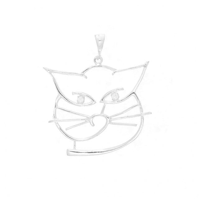 Pandantiv din Argint 925 Cap de Pisica - vivimall.ro