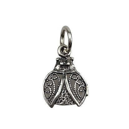 925 ezüst medál, filigrán Carabus