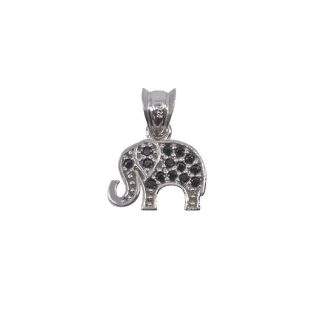 Pandantiv din Argint 925 Elefant cu pietre rodiat - vivimall.ro