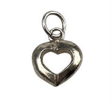 Pandantiv din Argint 925 Jolie Silver, Model Inima Contur, 18 x 12 mm, 1 g - vivimall.ro