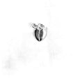 Pandantiv din Argint 925 Inima Doua Jumatati, Jolie Silver, 1.1g, 1 cm x 1 cm - vivimall.ro