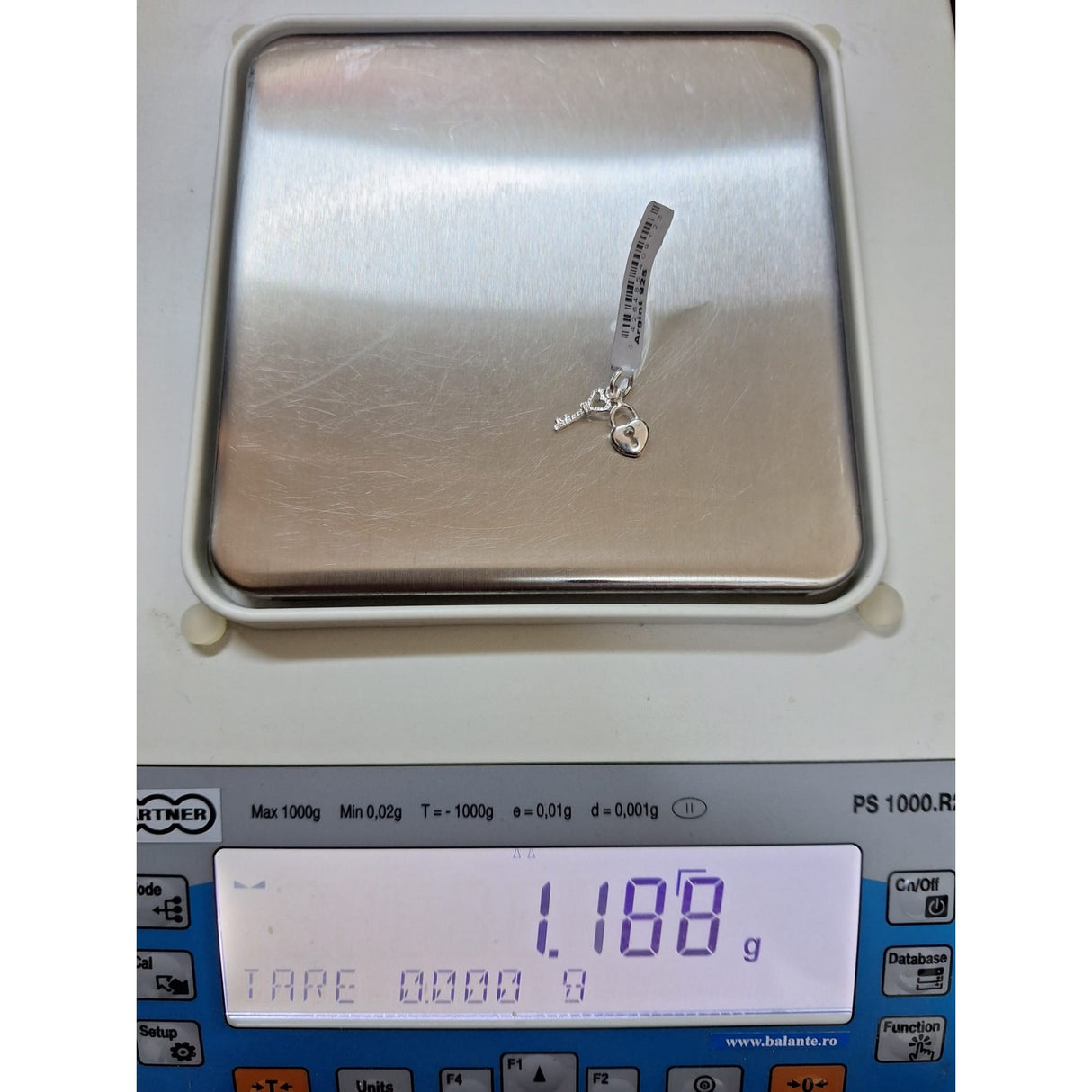 Pandantiv din Argint 925 Inima si Cheie - vivimall.ro