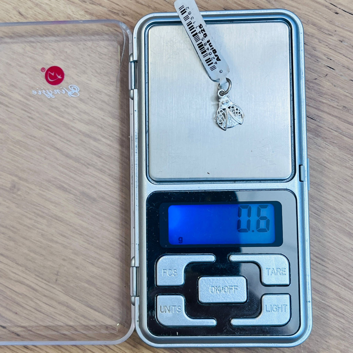 925-ös ezüst medál, 0,6 gramm