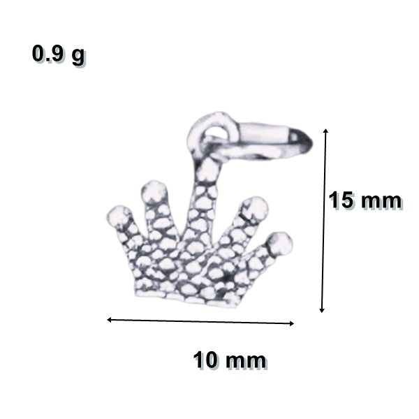 Pandantiv din Argint 925 Jolie Silver, Model Coroana, 15 x 10 mm, 0.9 g - vivimall.ro
