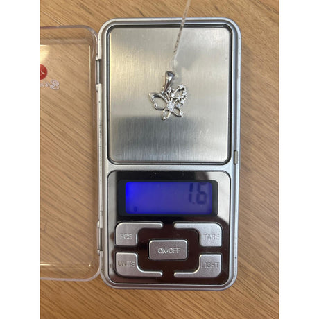 Pandantiv din Argint 925 Jolie Silver, Model Fluturas Rodiat cu Zirconii, 20 x 15 mm, 1.6 g - vivimall.ro