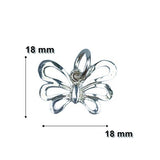 Pandantiv din Argint 925 Jolie Silver, Model Fluture, 18 x 18 mm, 0.9 g - vivimall.ro