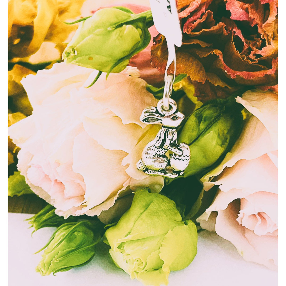 Pandantiv din Argint 925 Jolie Silver, Model Iepuras cu Ou, 20 x 10 mm, 1.5 g - vivimall.ro