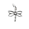 Pandantiv din Argint 925 Jolie Silver, Model Libelula, Fara Inchidere, Fara Pietre, 15 x 14 mm, 0.6 g - vivimall.ro