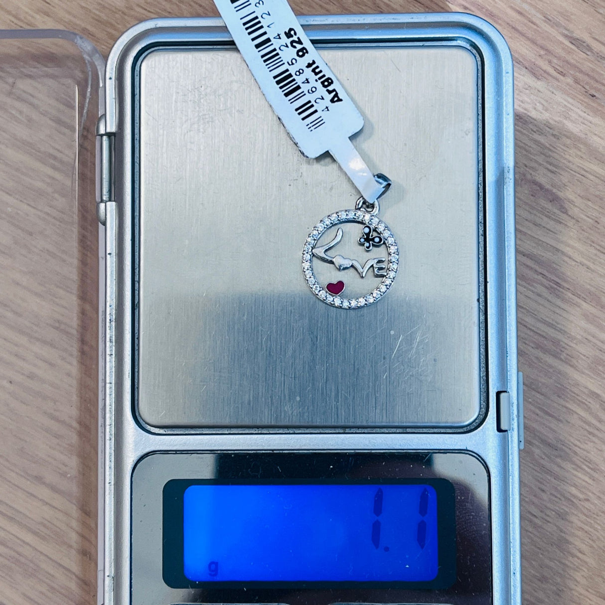 Jolie ezüst 925 medál, 1,1 G