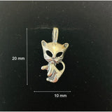 Pandantiv din Argint 925 Jolie Silver, Model Pisica, 20 x 10 mm, 1.3 g - vivimall.ro