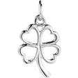 Pandantiv din Argint 925 Jolie Silver, Model Trifoi Contur, 20 x 12 mm, 0.7 g - vivimall.ro