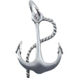 Pandantiv argint 925 model ancoră Jolie Silver, 22x14 mm, vedere frontală pe fond alb