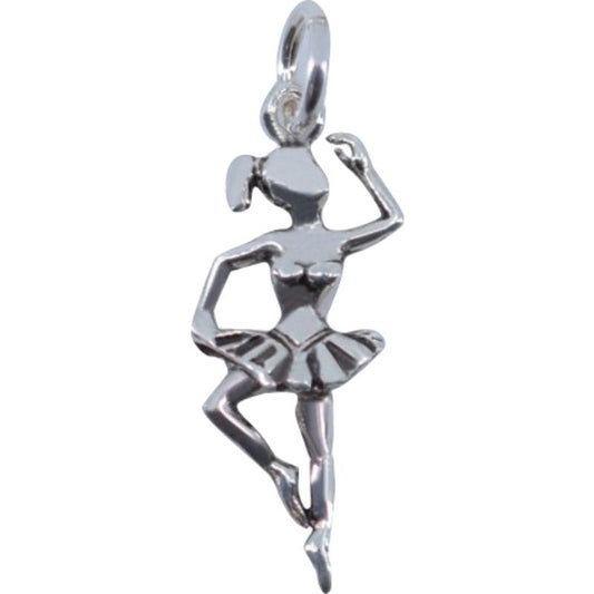 Pandantiv, Jolie Silver, Argint 925, Model Balerina, 27 x 10 mm, 1 g - vivimall.ro