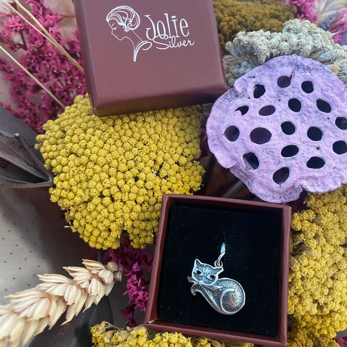 Medál, Jolie ezüst, 925 ezüst, 1.4 G