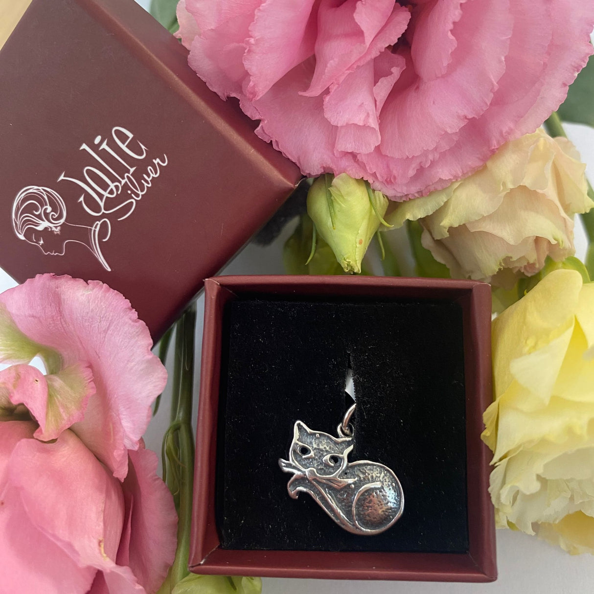 Medál, Jolie ezüst, 925 ezüst, 1.4 G