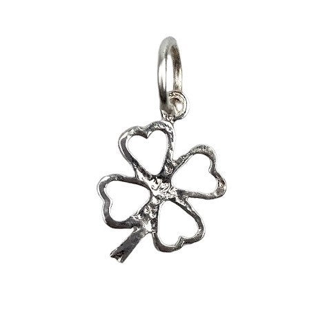 Pandantiv din Argint 925 Jolie Silver, Model Trifoi Contur, 20 x 12 mm, 0.7 g - vivimall.ro