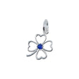 Pandantiv Argint 925 Jolie Silver Trifoi cu Piatra - vivimall.ro