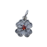 Pandantiv din Argint 925 Trifoi Filigran cu Piatra - vivimall.ro