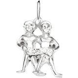 Pandantiv din Argint 925, zodia Gemeni - vivimall.ro