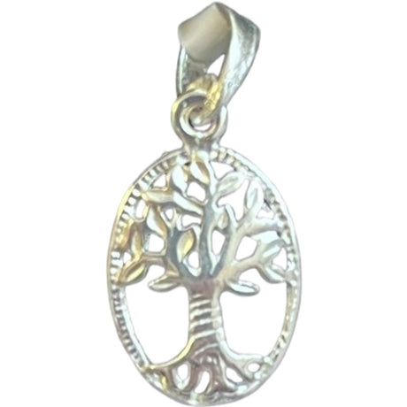Pandantiv, Jolie Silver, Argint 925, Model Copacul Vietii Rodiat, 22 x 11 mm, 0.9 g - vivimall.ro