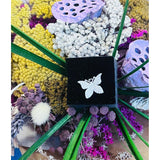 Pandantiv, Jolie Silver, Argint 925, Model Fluture cu Pietre Rodiat, Zirconiu, 18 x 15 mm, 2.3 g - vivimall.ro