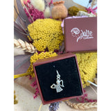 Pandantiv, Jolie Silver, Argint 925, Model Inger cu Inima, 1 g, 20x12 mm - vivimall.ro