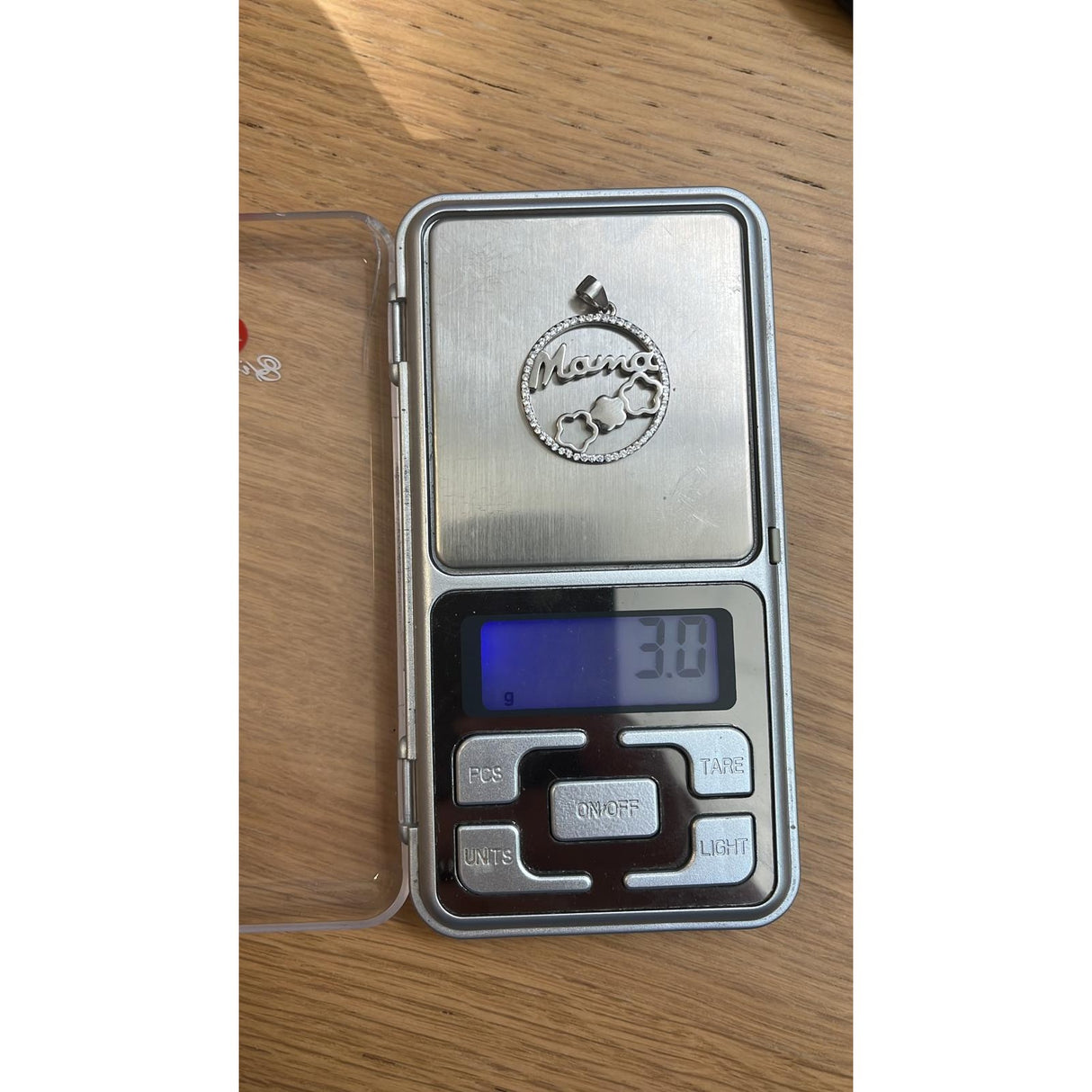 Medál, Jolie ezüst, 925 ezüst, cirkónium, 3 G