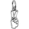Pandantiv, Jolie Silver, Argint 925, Model Semnul Pacii, 19 x 16 mm, 0.9 g - vivimall.ro