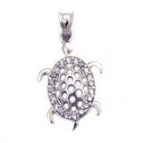 Pandantiv Testoasa cu Pietre, Argint 925, 3 cm x 1.5 cm - vivimall.ro