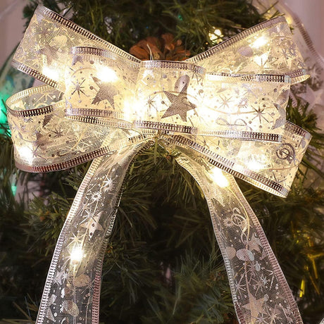 Arany karácsonyi LED szalag, 2 m hosszú, 20 LED, menő