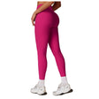 Pantaloni de Fitness/Yoga, Vivimall, pentru Femei, Material Elastic, Spandex, Talie Inalta, Roz, Marime L - vivimall.ro