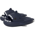 Papuci Tip Rechin, Vivimall, Unisex, din Spuma EVA, Talpa Groasa Antiderapanta, Rezistenti la Uzura, Marime 40-41, Albastru Inchis - vivimall.ro